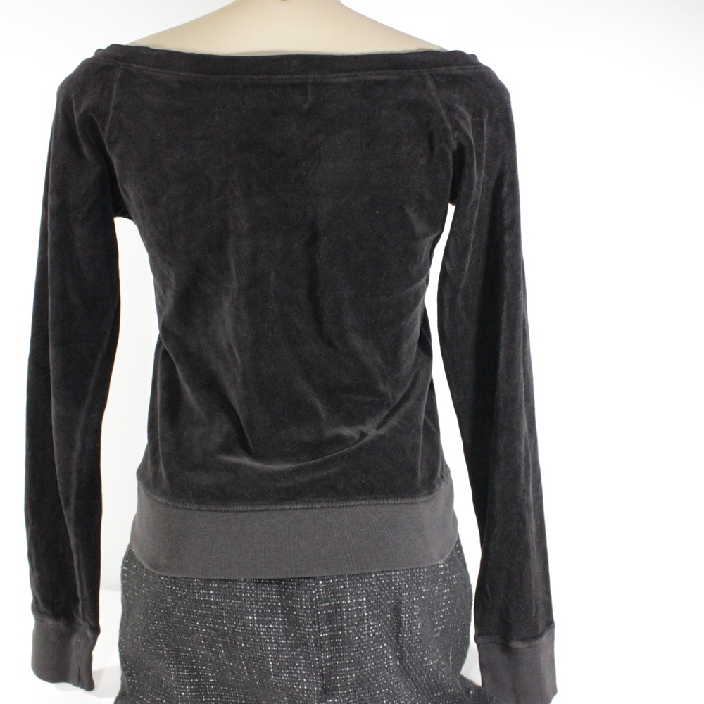 Juicy Couture Black Boat Neck Size Medium Women's - Picture 3 of 8
